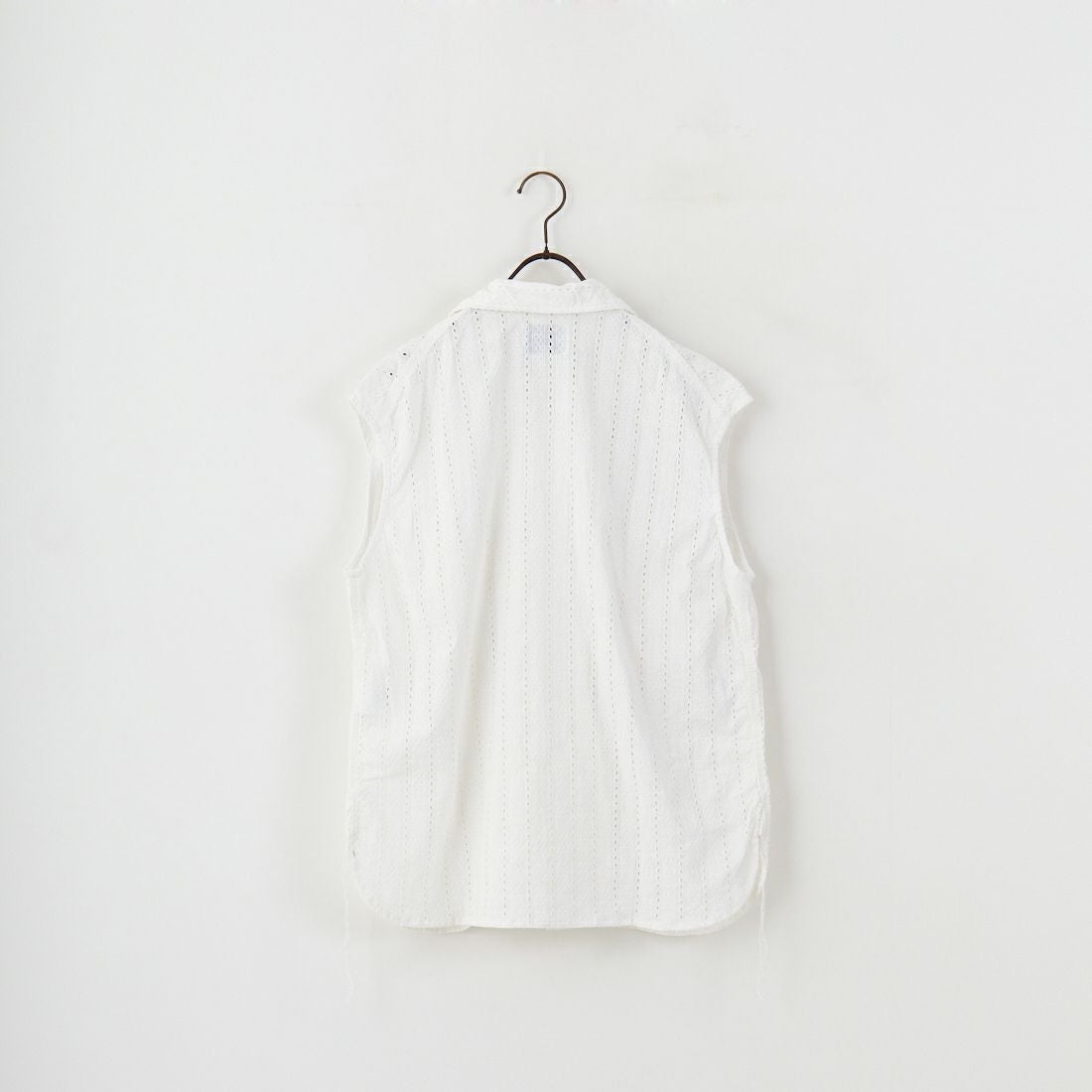 THE ALASKAN [アラスカン] ハコバストライプ ノースリーブブラウス [AL251HS16021] WHITE