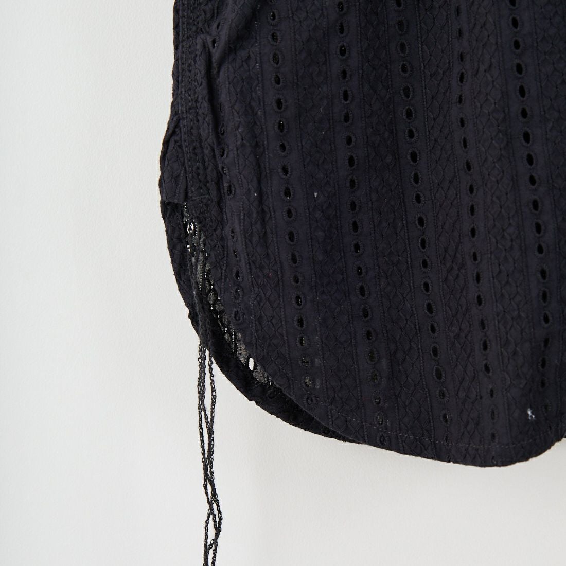 THE ALASKAN [アラスカン] ハコバストライプ ノースリーブブラウス [AL251HS16021] BLACK