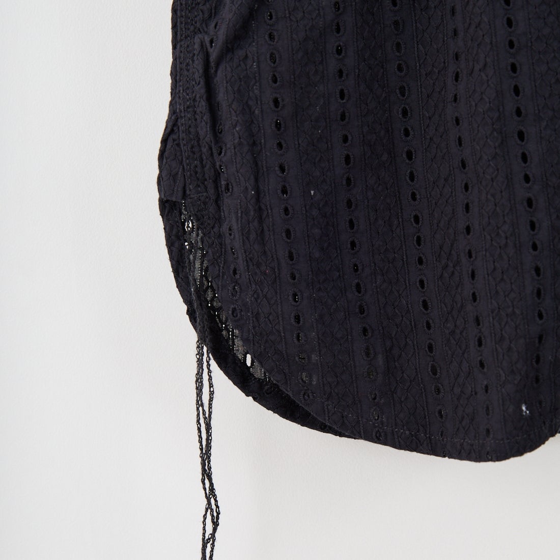 THE ALASKAN [アラスカン] ハコバストライプ ノースリーブブラウス [AL251HS16021] BLACK