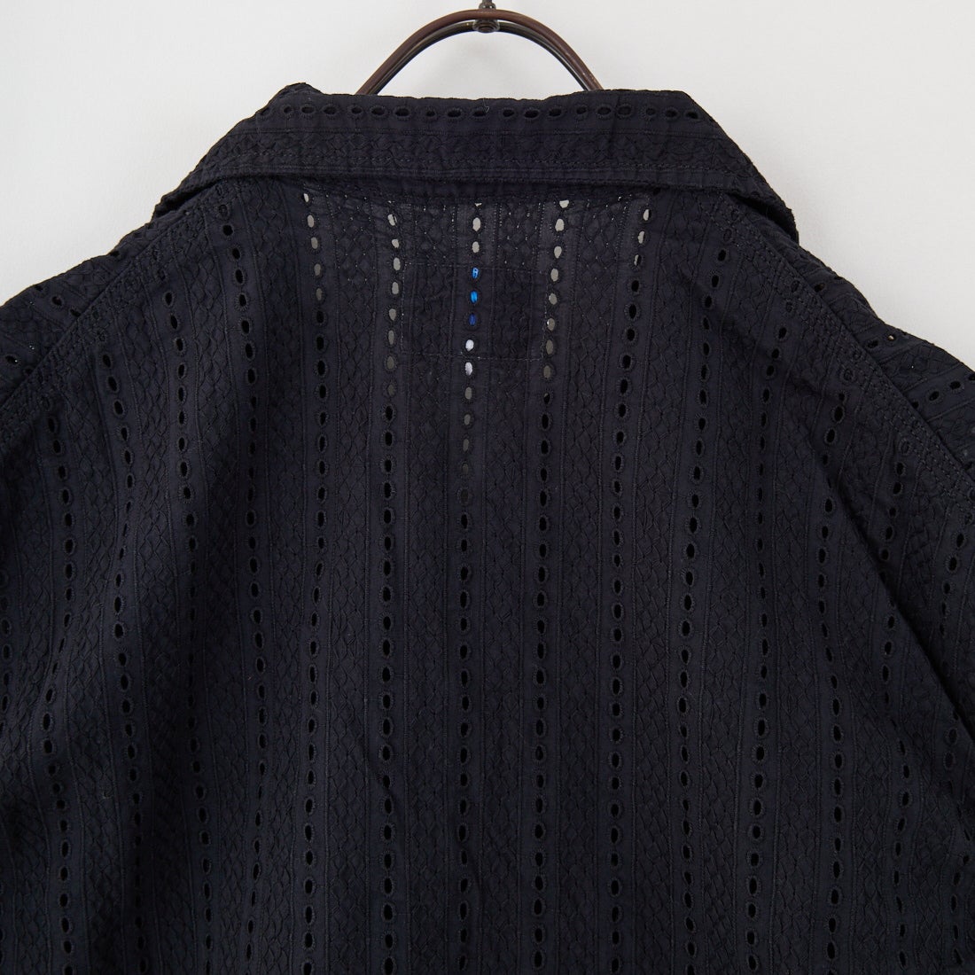 THE ALASKAN [アラスカン] ハコバストライプ ノースリーブブラウス [AL251HS16021] BLACK