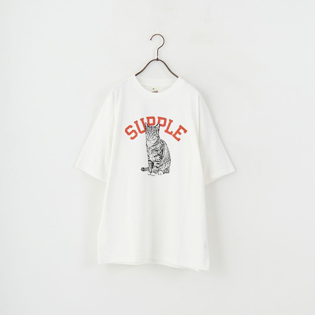 SCREEN STARS [スクリーンスターズ] 別注 ドッグ&キャットプリントTシャツ [2522-SSIN-JF] WHT CAT