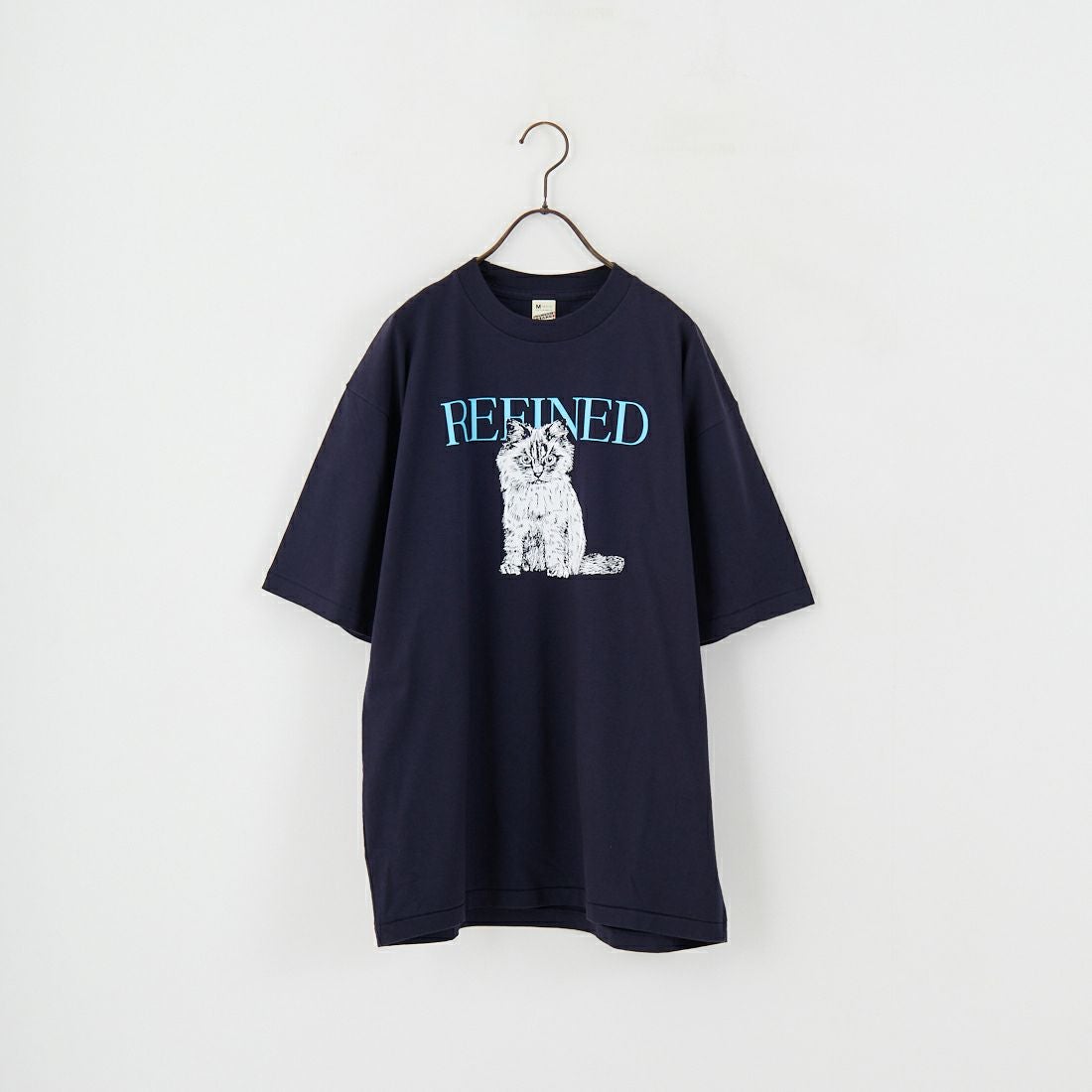 SCREEN STARS [スクリーンスターズ] 別注 ドッグ&キャットプリントTシャツ [2522-SSIN-JF] NVY CAT