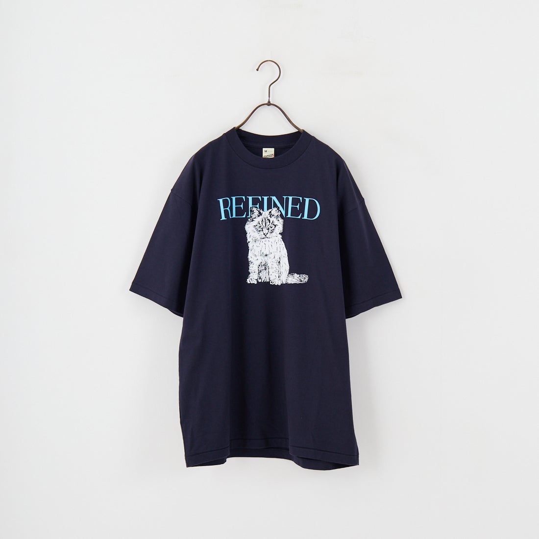 SCREEN STARS [スクリーンスターズ] 別注 ドッグ&キャットプリントTシャツ [2522-SSIN-JF] NVY CAT