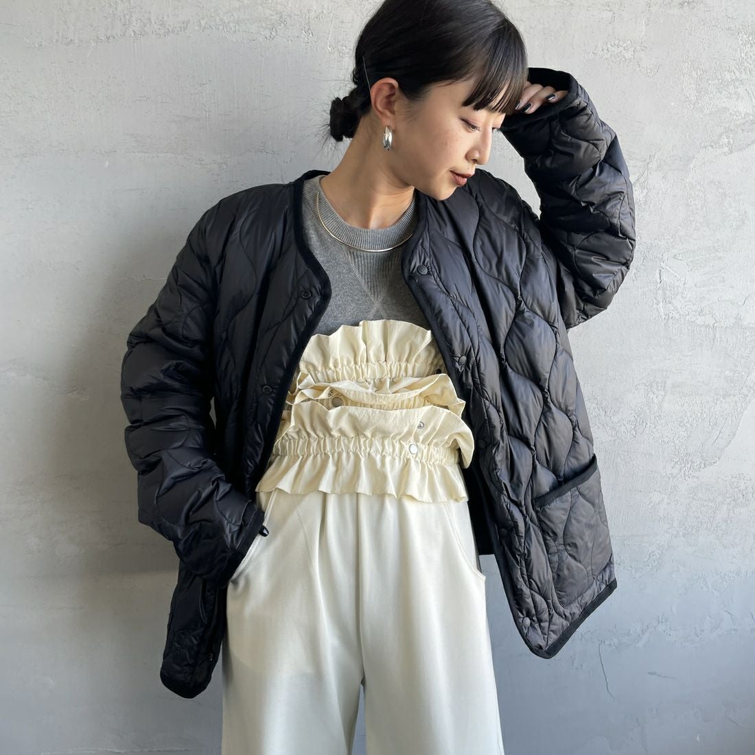 STELLA CIFFON [ステラシフォン] ビーバーショートベスト [ST4-25101A