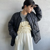 02 OFF&&モデル身長：150cm 着用サイズ：F&&