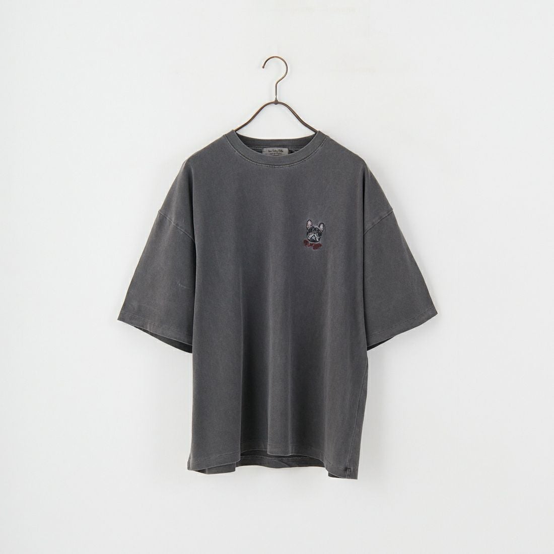 Jeans Factory Clothes [ジーンズファクトリークローズ] ピグメントドッグ刺繍Tシャツ [JFC-252-042] B CHR