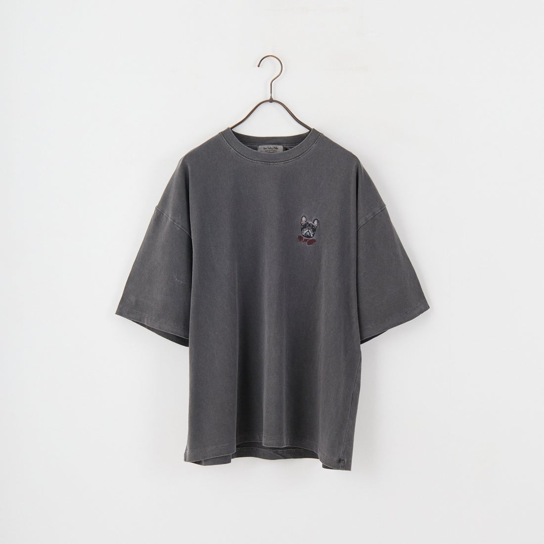 Jeans Factory Clothes [ジーンズファクトリークローズ] ピグメントドッグ刺繍Tシャツ [JFC-252-042] B CHR