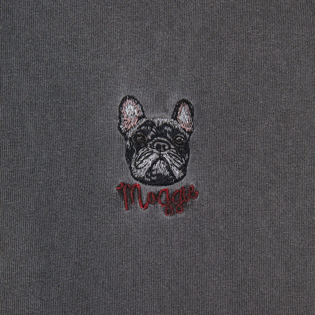 Jeans Factory Clothes [ジーンズファクトリークローズ] ピグメントドッグ刺繍Tシャツ [JFC-252-042] B CHR