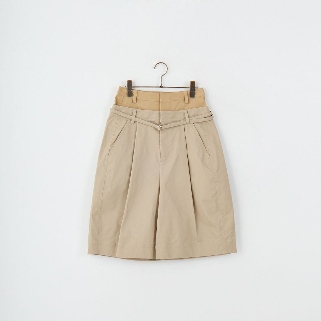 MAISON SPECIAL [メゾンスペシャル] 2WAYダブルウエストカーブハーフ