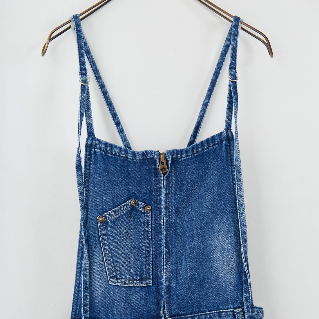 ANTGAUGE [アントゲージ] ワイドフレアデニムオーバーオール [C2336] 36 ﾕｰｽﾞﾄﾞ