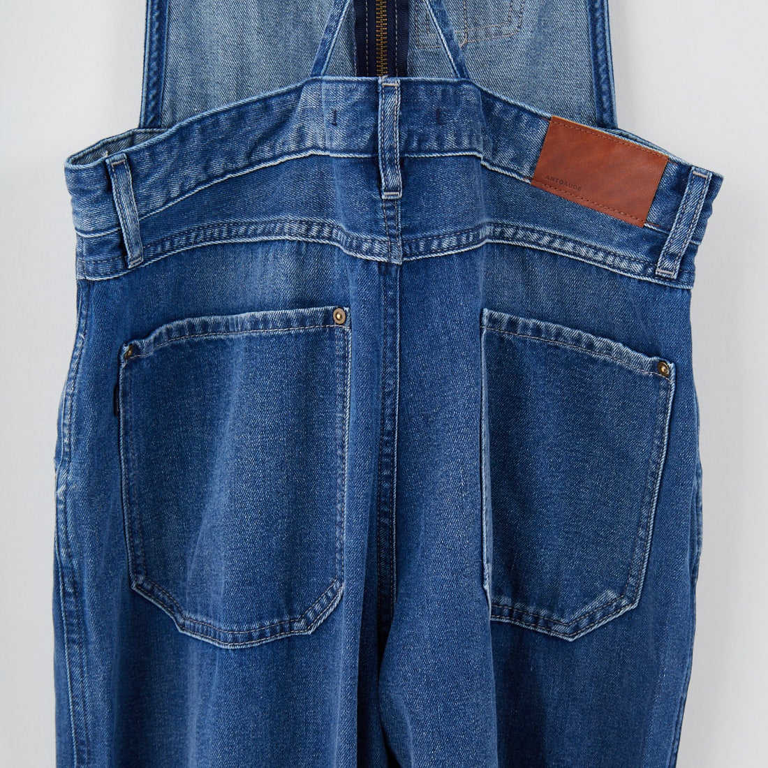 ANTGAUGE [アントゲージ] ワイドフレアデニムオーバーオール [C2336] 36 ﾕｰｽﾞﾄﾞ