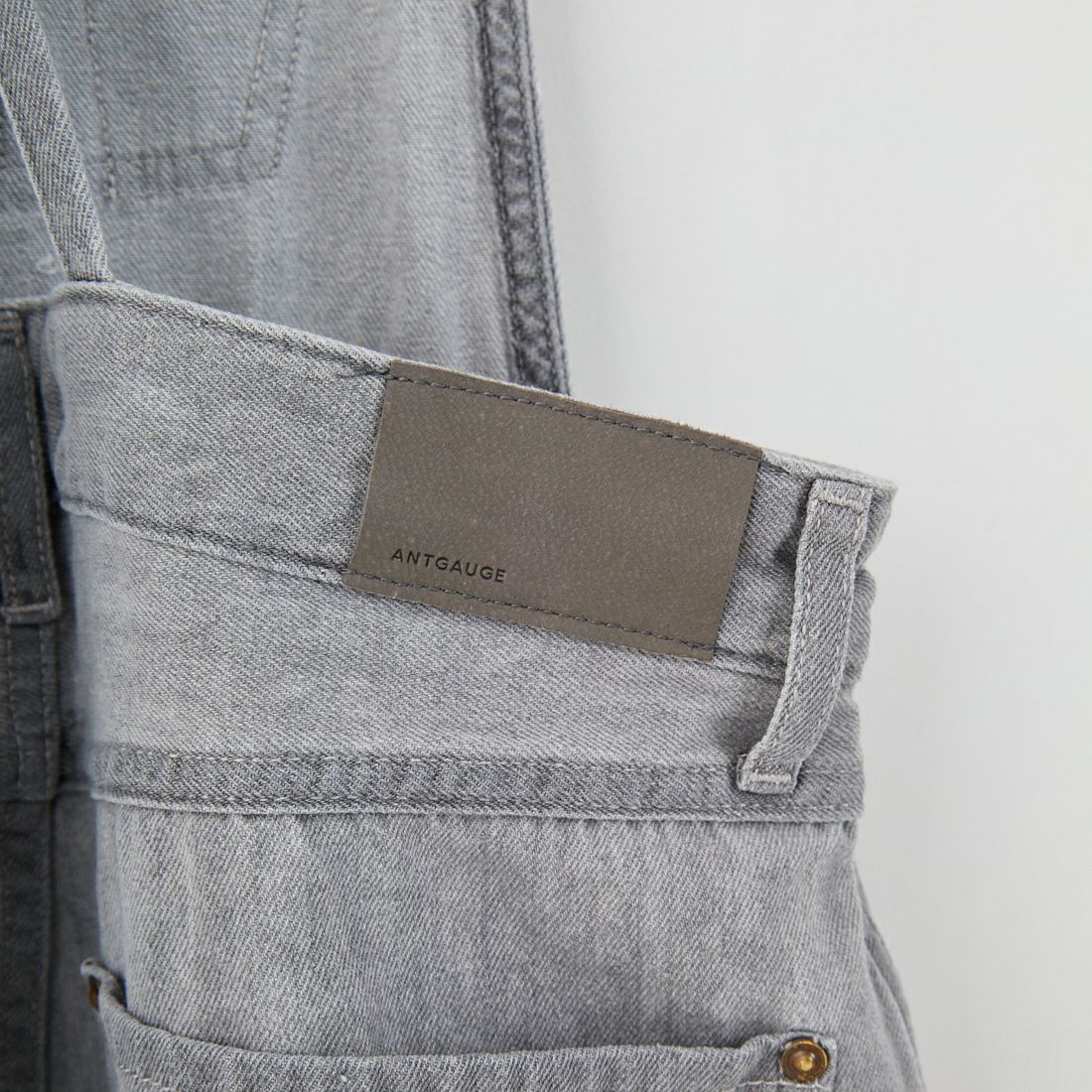 ANTGAUGE [アントゲージ] ワイドフレアデニムオーバーオール [C2336] 26 ｸﾞﾚｰ