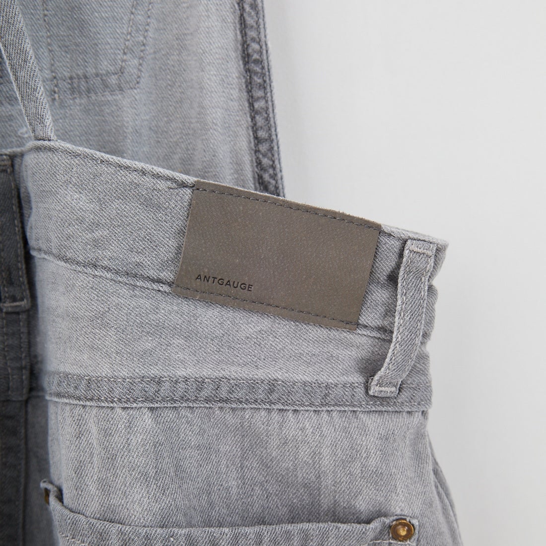 ANTGAUGE [アントゲージ] ワイドフレアデニムオーバーオール [C2336] 26 ｸﾞﾚｰ