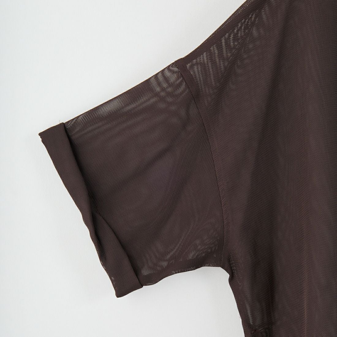 MICA&DEAL [マイカアンドディール] メッシュTブラウス [0125201156] BROWN