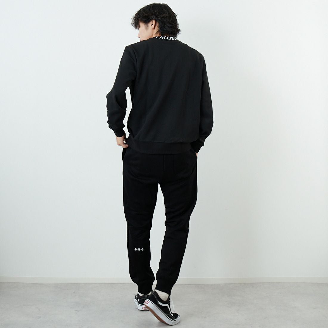 TATRAS [タトラス] FOLMIDO スウェットパンツ [MJXA0048103588] BLACK &&モデル身長：179cm 着用サイズ：3&&