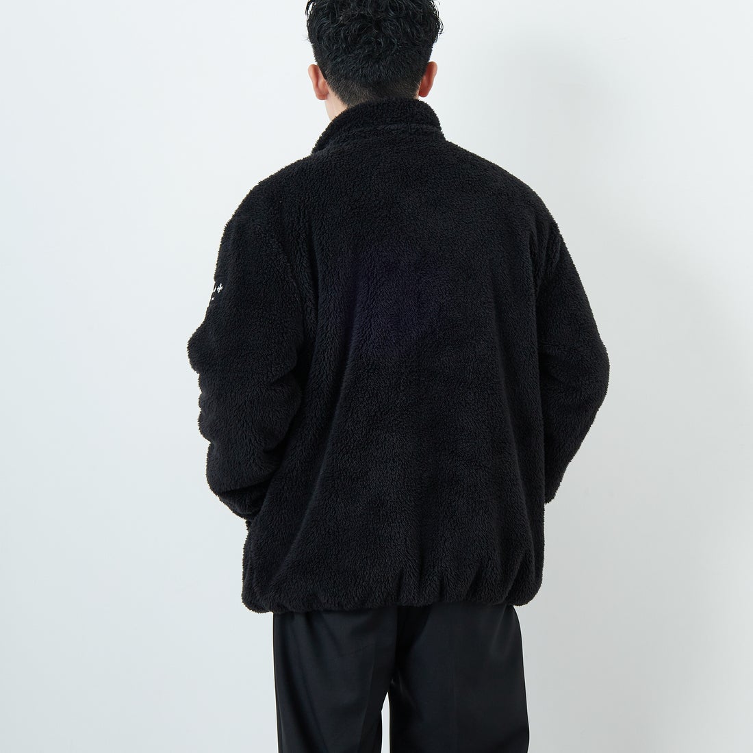 TATRAS [タトラス] MONREALE スタンドカラーブルゾン [MJXA0213033588] BLACK &&モデル身長：168cm 着用サイズ：3&&