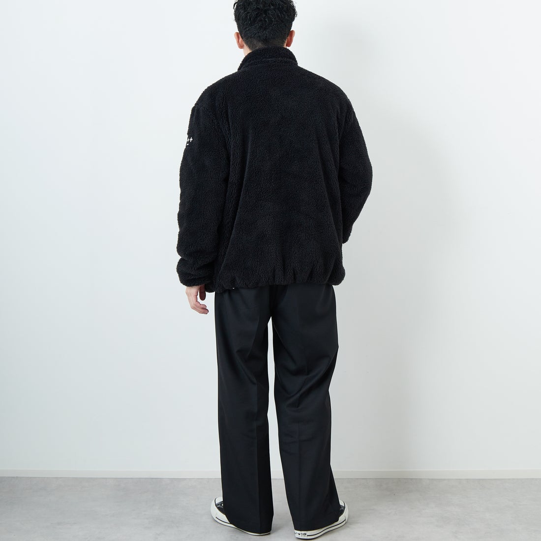 TATRAS [タトラス] MONREALE スタンドカラーブルゾン [MJXA0213033588] BLACK &&モデル身長：168cm 着用サイズ：3&&