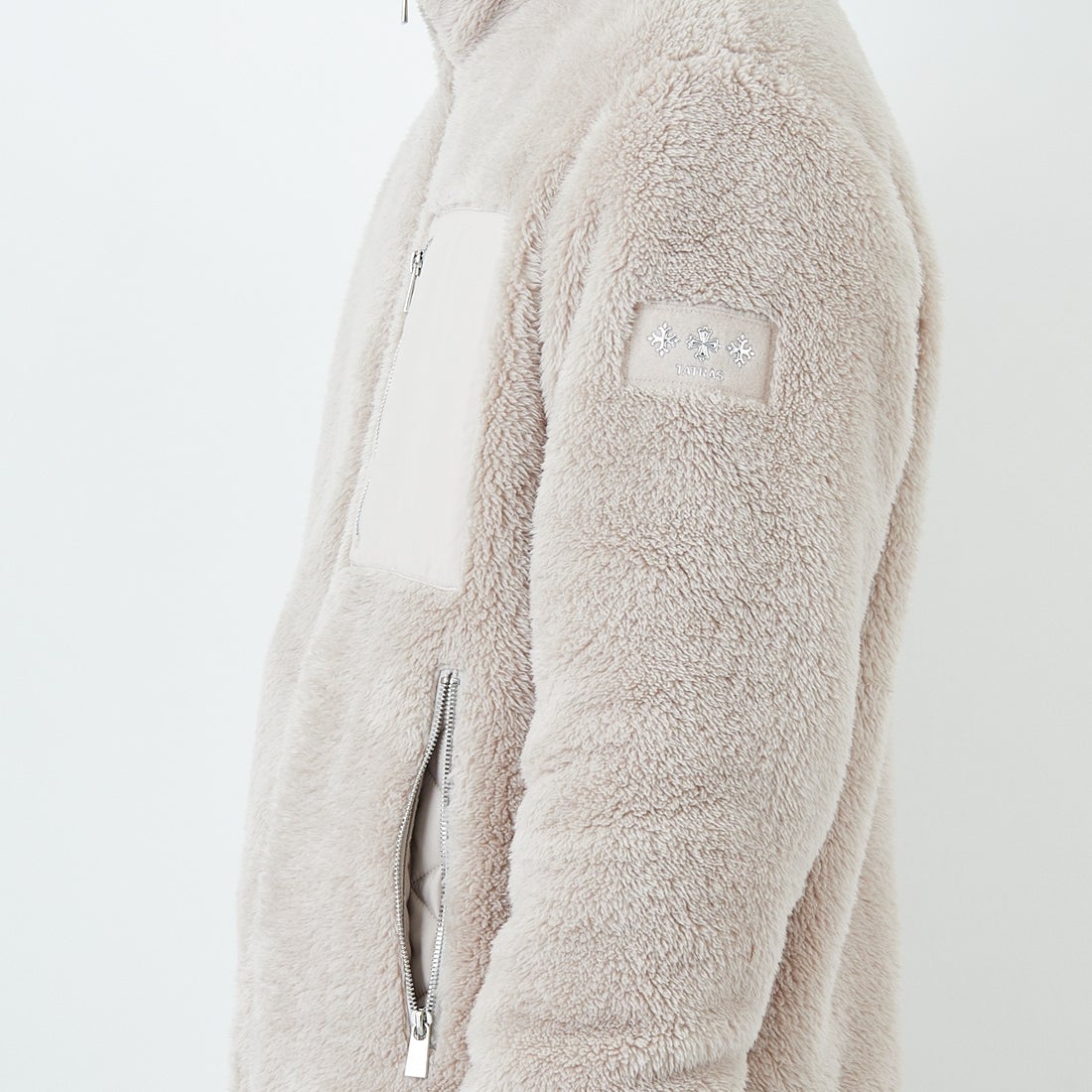 TATRAS [タトラス] MONREALE スタンドカラーブルゾン [MJXA0213033588] L.GRAY &&モデル身長：179cm 着用サイズ：3&&