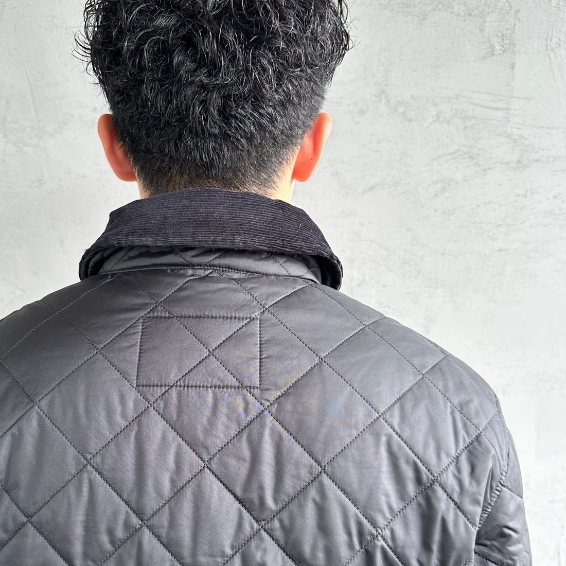 Barbour [バブアー] リデスデイル キルティングブルゾン [MQU1794] BK91 &&モデル身長：168cm 着用サイズ：38&&