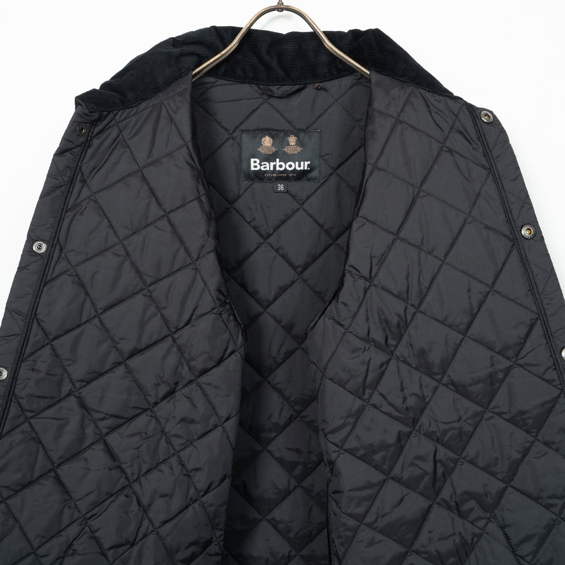 Barbour [バブアー] リデスデイル キルティングブルゾン [MQU1794] BLACK