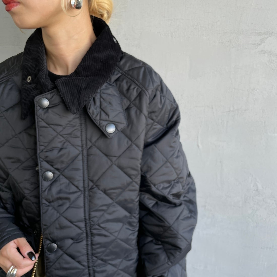Barbour [バブアー] TRANSPORT/トランスポート オーバーサイズキルティングジャケット [MQU1796] BK91