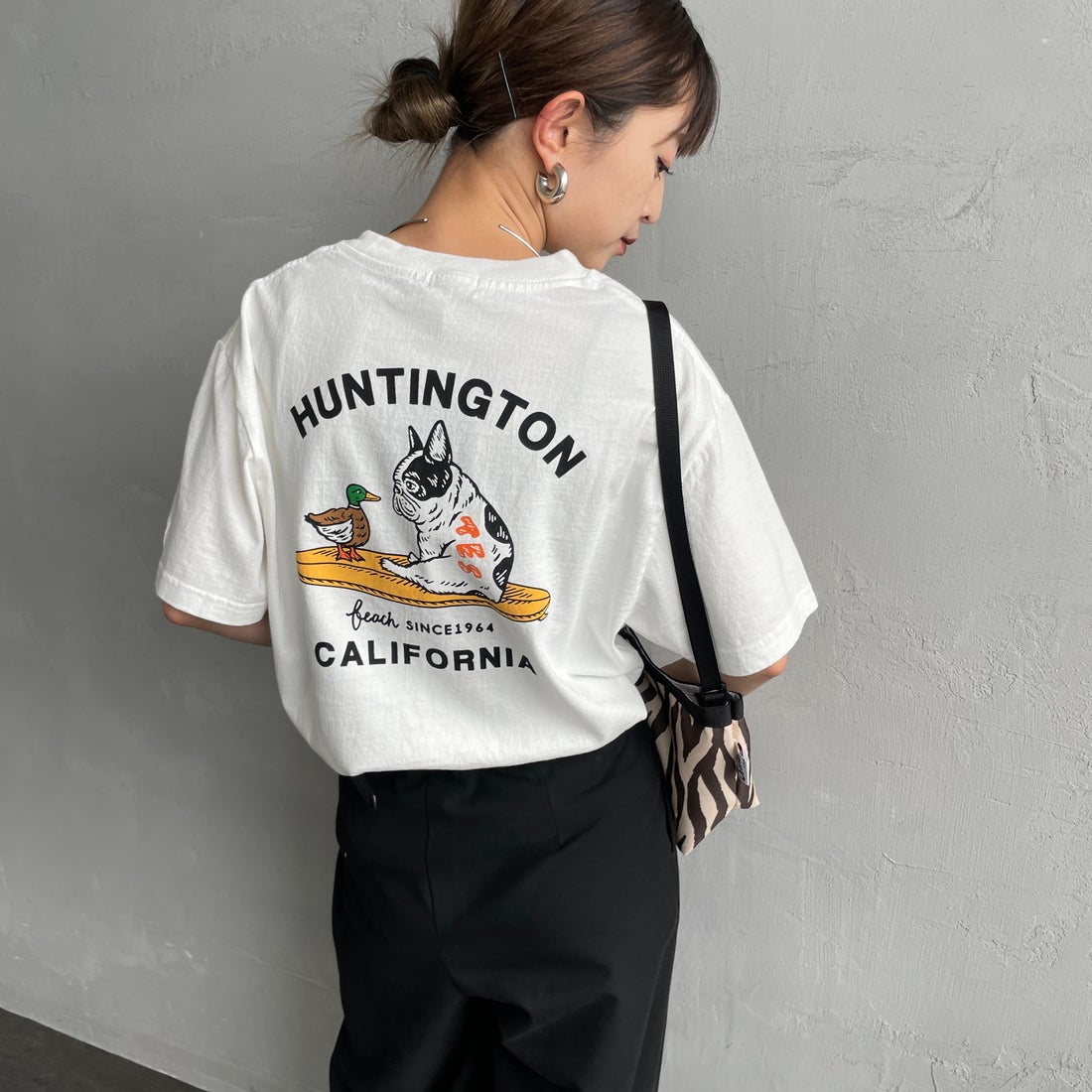 WHITE&&モデル身長：150cm 着用サイズ：S&&