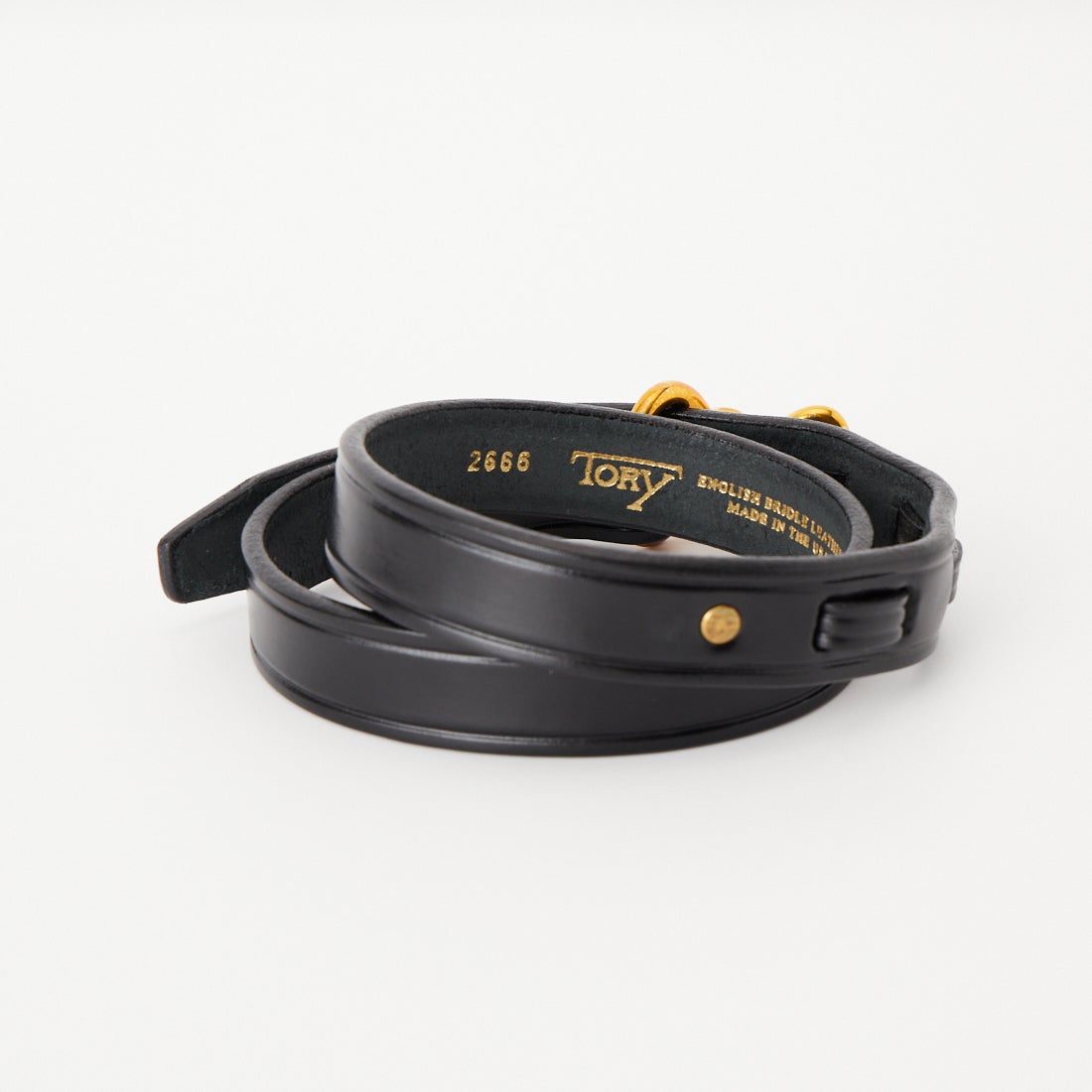 TORY LEATHER [トリーレザー] ミニフープピックレザーベルト [TRL1002666] BLACK
