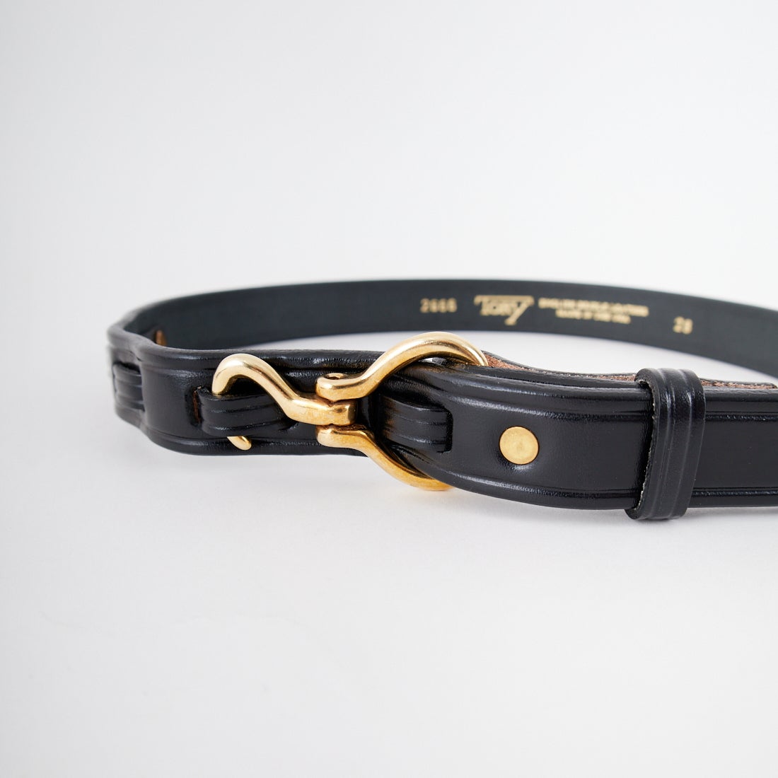 TORY LEATHER [トリーレザー] ミニフープピックレザーベルト [TRL1002666] BLACK