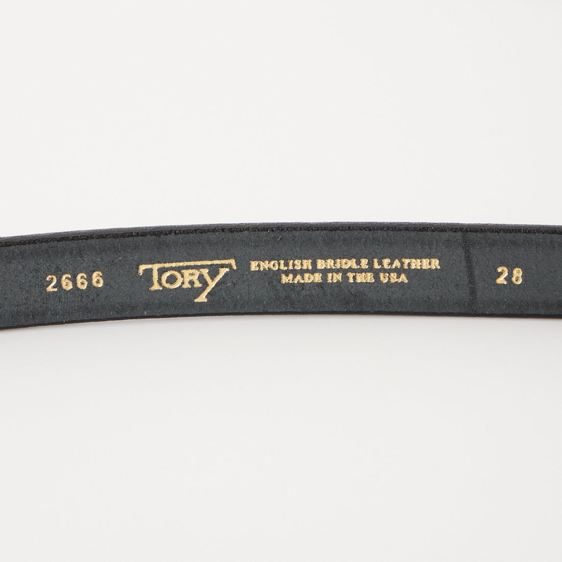 TORY LEATHER [トリーレザー] ミニフープピックレザーベルト [TRL1002666] BLACK