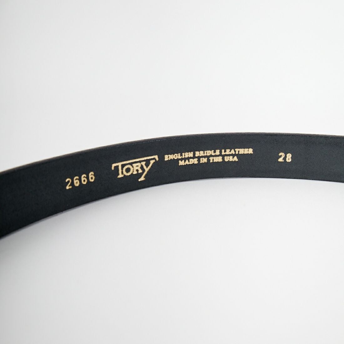 TORY LEATHER [トリーレザー] ミニフープピックレザーベルト [TRL1002666] BLACK