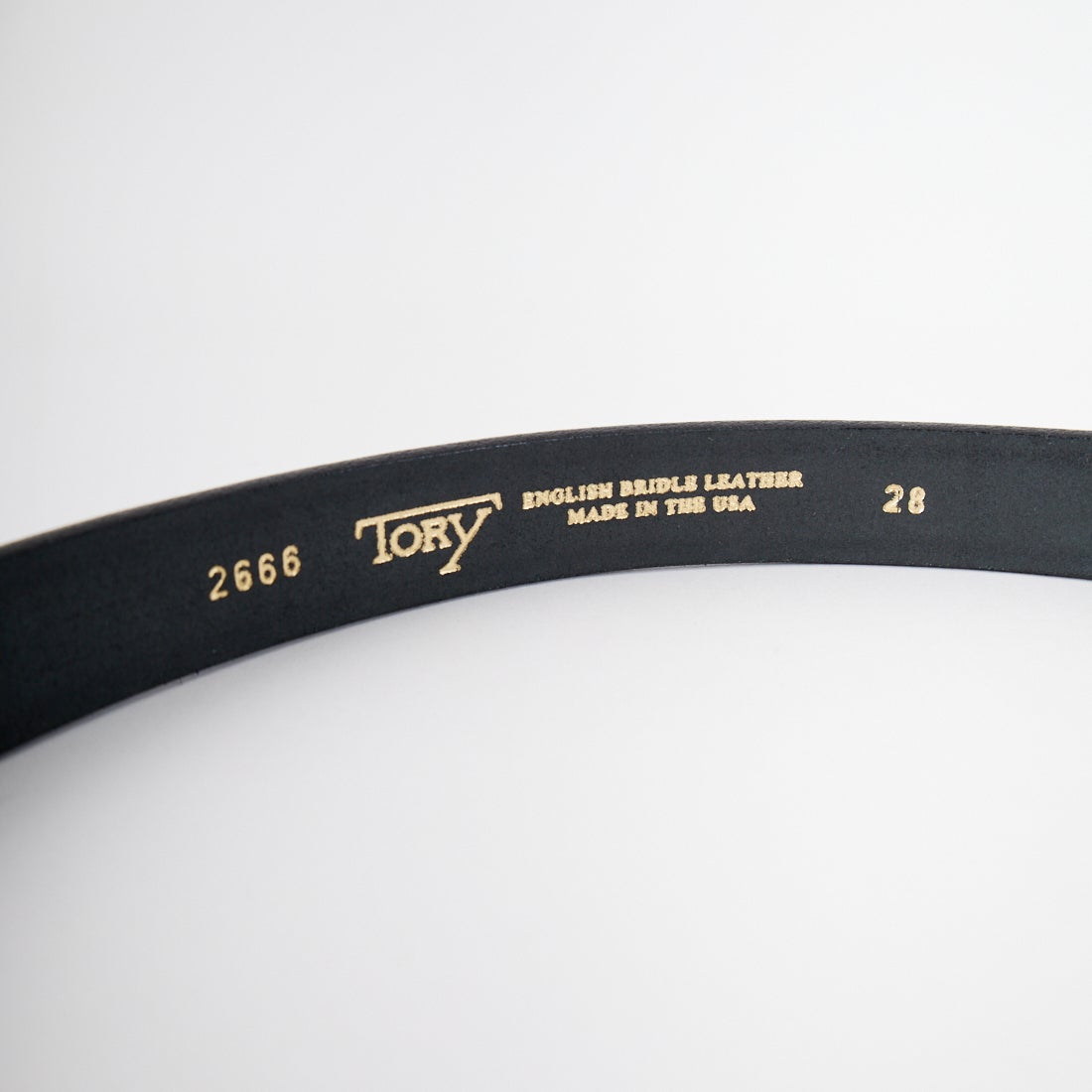 TORY LEATHER [トリーレザー] ミニフープピックレザーベルト [TRL1002666] BLACK