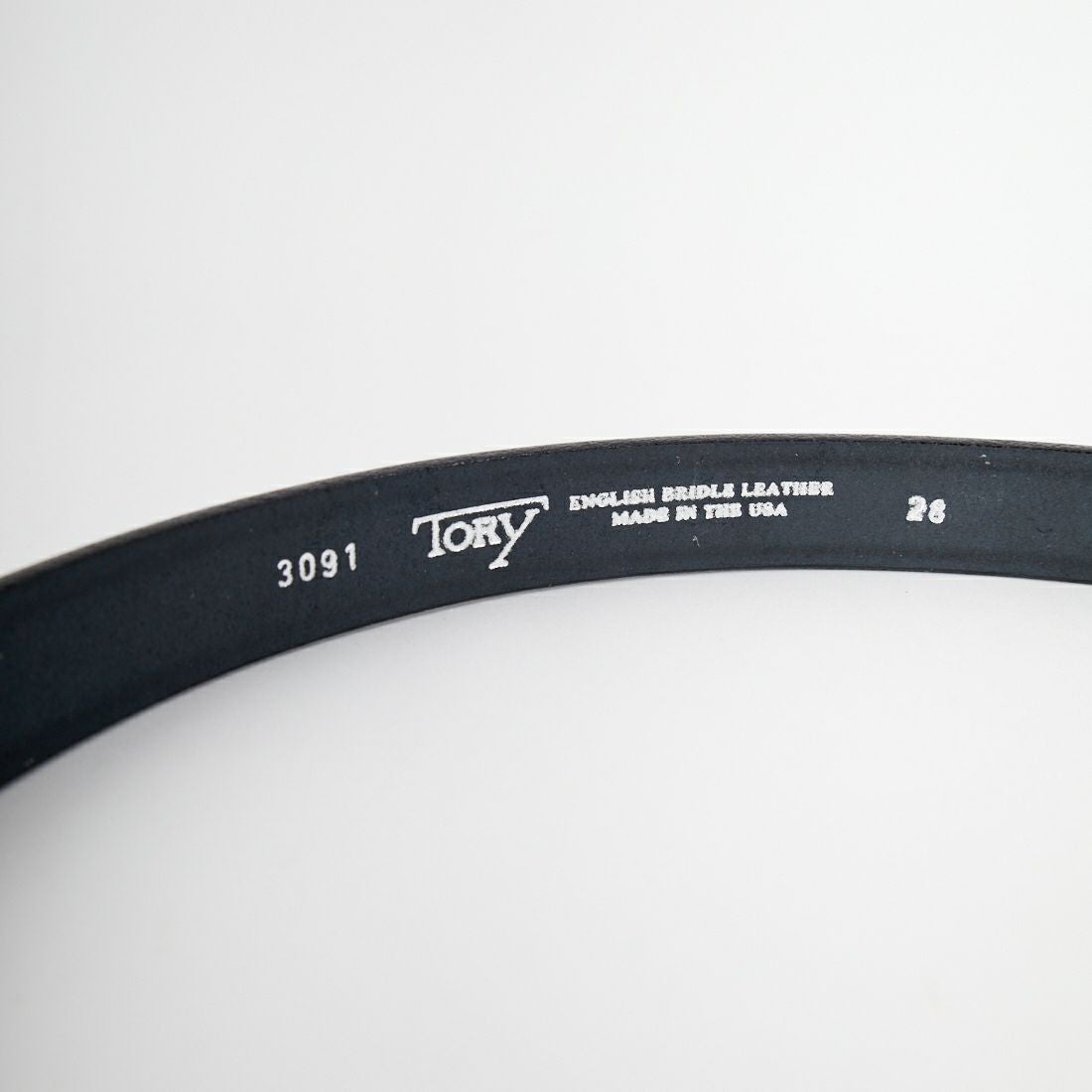 TORY LEATHER [トリーレザー] 3ピースシルバーバックルベルト [TRL1003091] BLACK