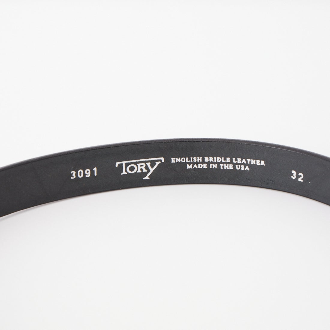 TORY LEATHER [トリーレザー] 3ピースシルバーバックルベルト [TRL1003091] BLACK