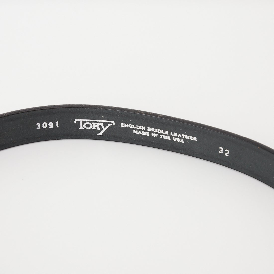 TORY LEATHER [トリーレザー] 3ピースシルバーバックルベルト [TRL1003091] BLACK