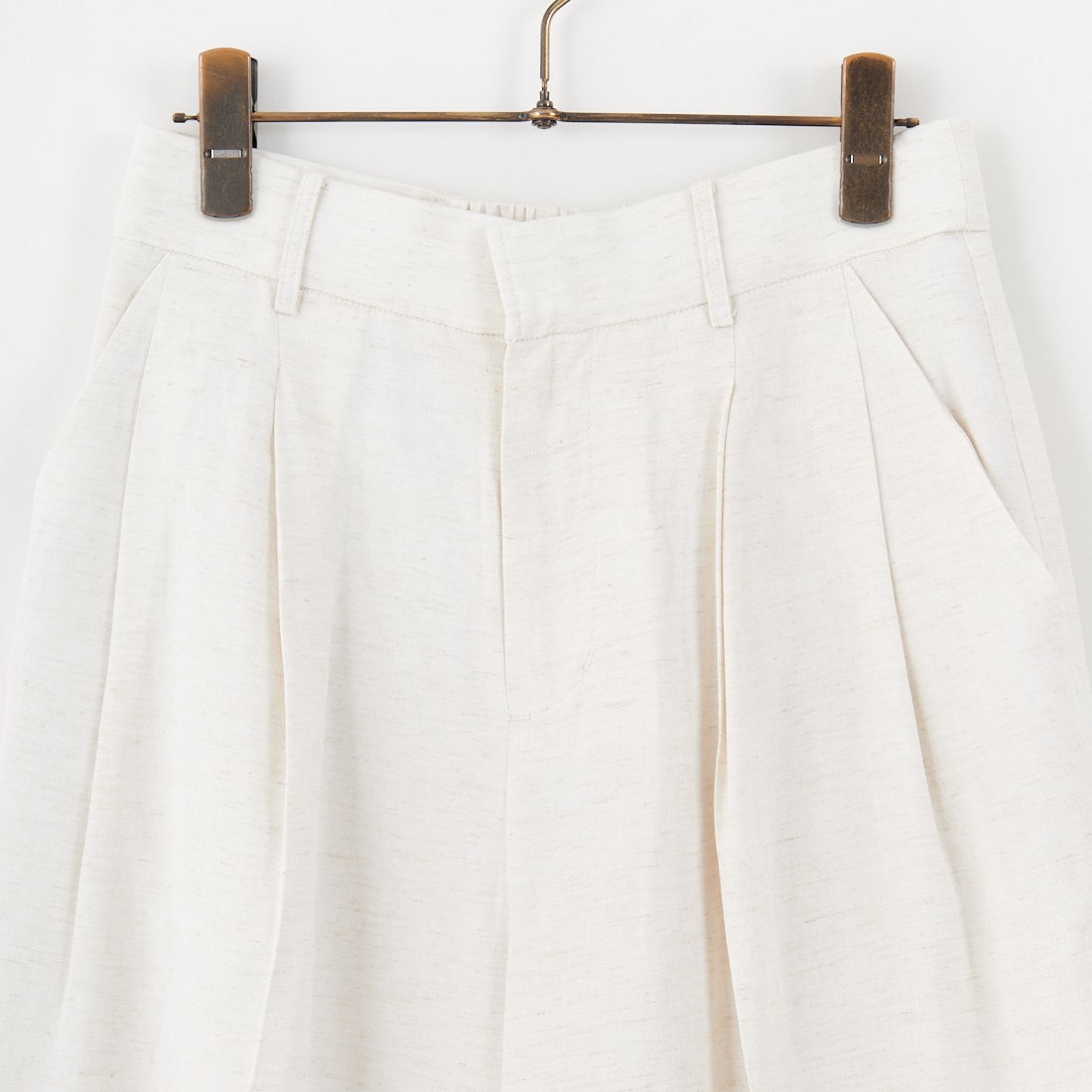 Jeans Factory Clothes [ジーンズファクトリークローズ] リネンクロスキュロットパンツ [755300] 50 ｴｸﾘｭ