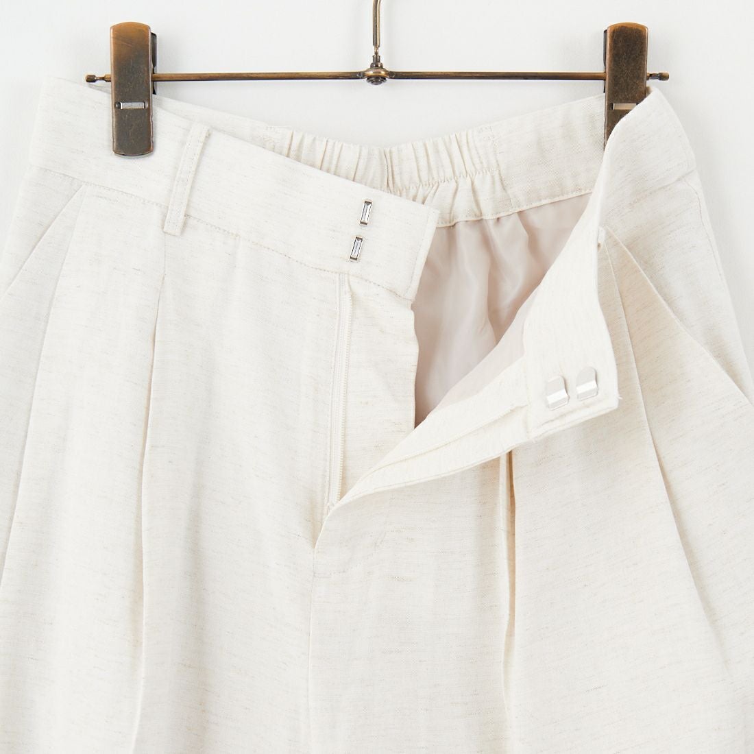 Jeans Factory Clothes [ジーンズファクトリークローズ] リネンクロスキュロットパンツ [755300] 50 ｴｸﾘｭ