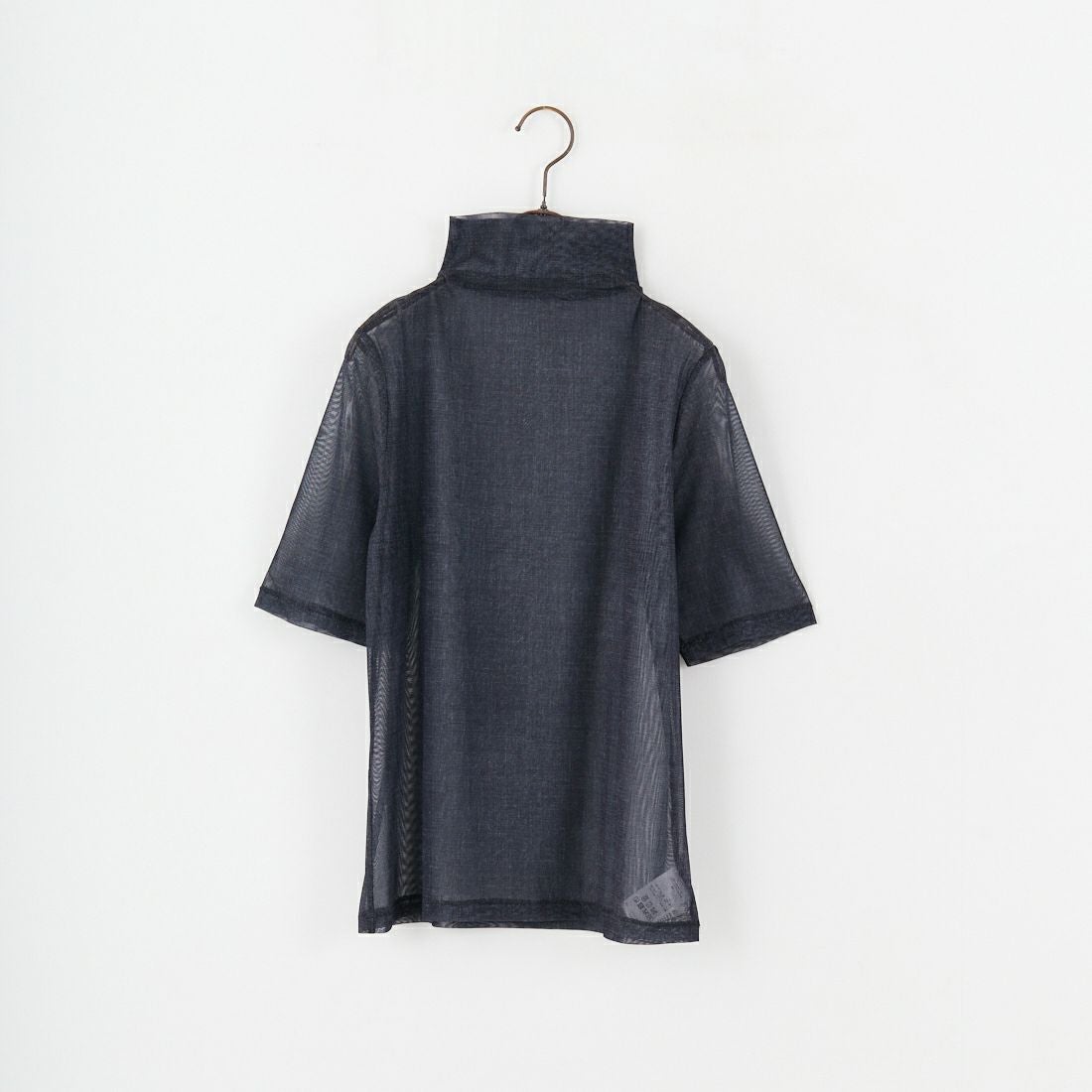 Jeans Factory Clothes [ジーンズファクトリークローズ] メランジプリントチュールプルオーバー [7655089] BLACK