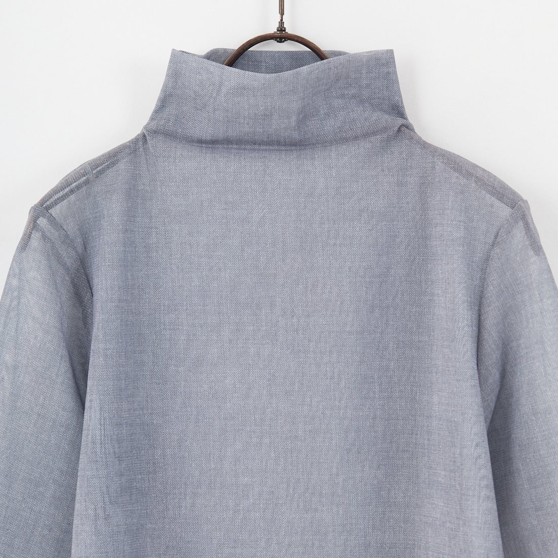 Jeans Factory Clothes [ジーンズファクトリークローズ] メランジプリントチュールプルオーバー [7655089] GRAY