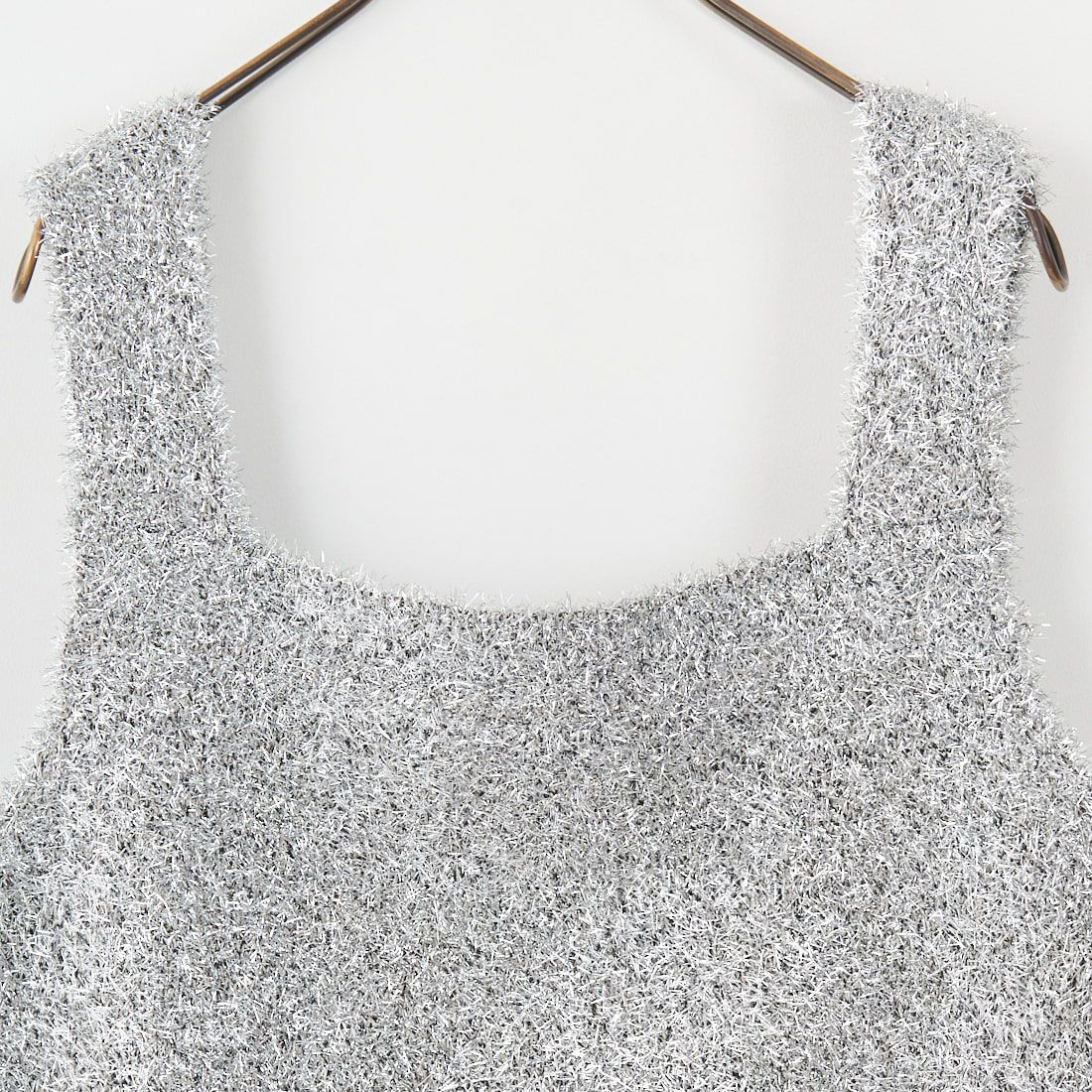 Jeans Factory Clothes [ジーンズファクトリークローズ] 7Gラメシャギーベスト [11254802] ｼﾙﾊﾞｰ