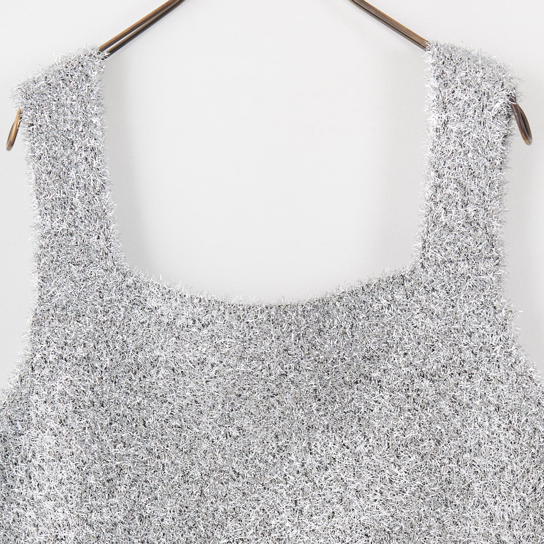 Jeans Factory Clothes [ジーンズファクトリークローズ] 7Gラメシャギーベスト [11254802] ｼﾙﾊﾞｰ