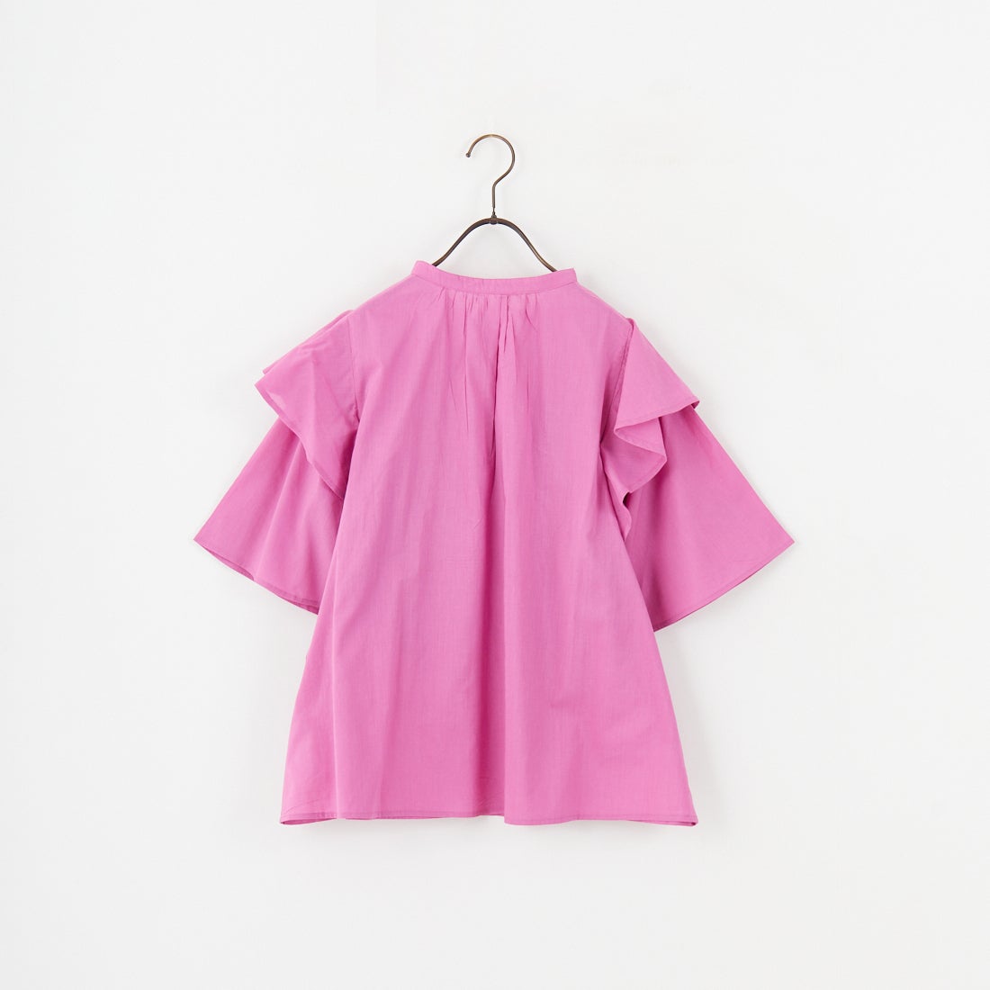 Jf Ready Made [ジェイエフレディメイド] タッセル付きフリルブラウス [24913-BJ] PINK