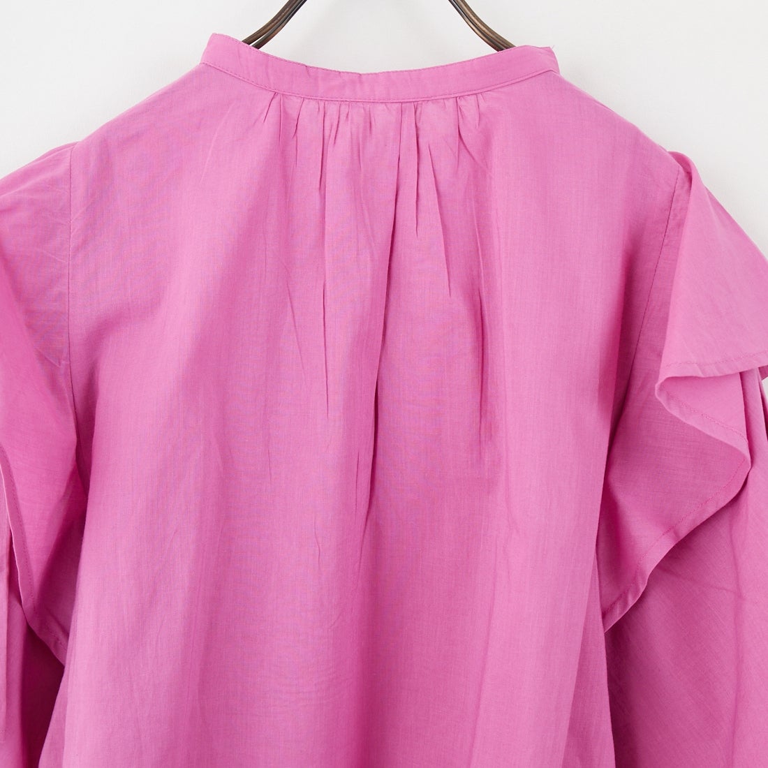 Jf Ready Made [ジェイエフレディメイド] タッセル付きフリルブラウス [24913-BJ] PINK