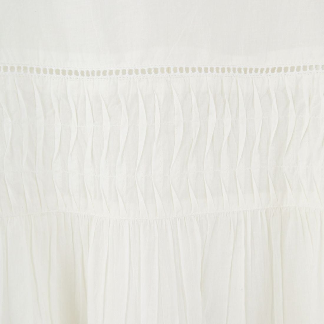 Jf Ready Made [ジェイエフレディメイド] コットンボイル 袖フリルブラウス [8859320-01] 02 ｵﾌ