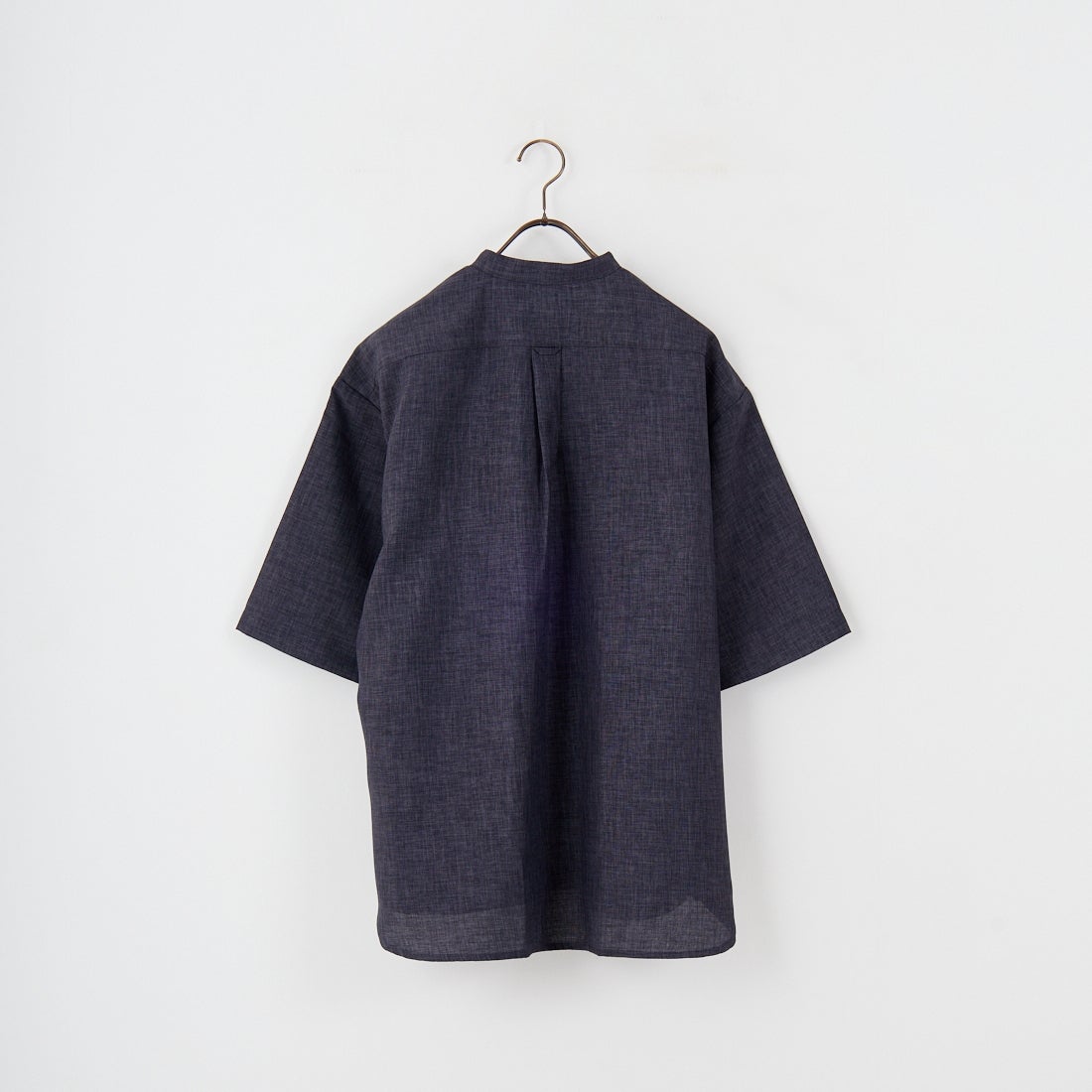 Jeans Factory Clothes [ジーンズファクトリークローズ] TECHキャンバス バンドカラーシャツ [EPC-53101] 4 CHARCOAL