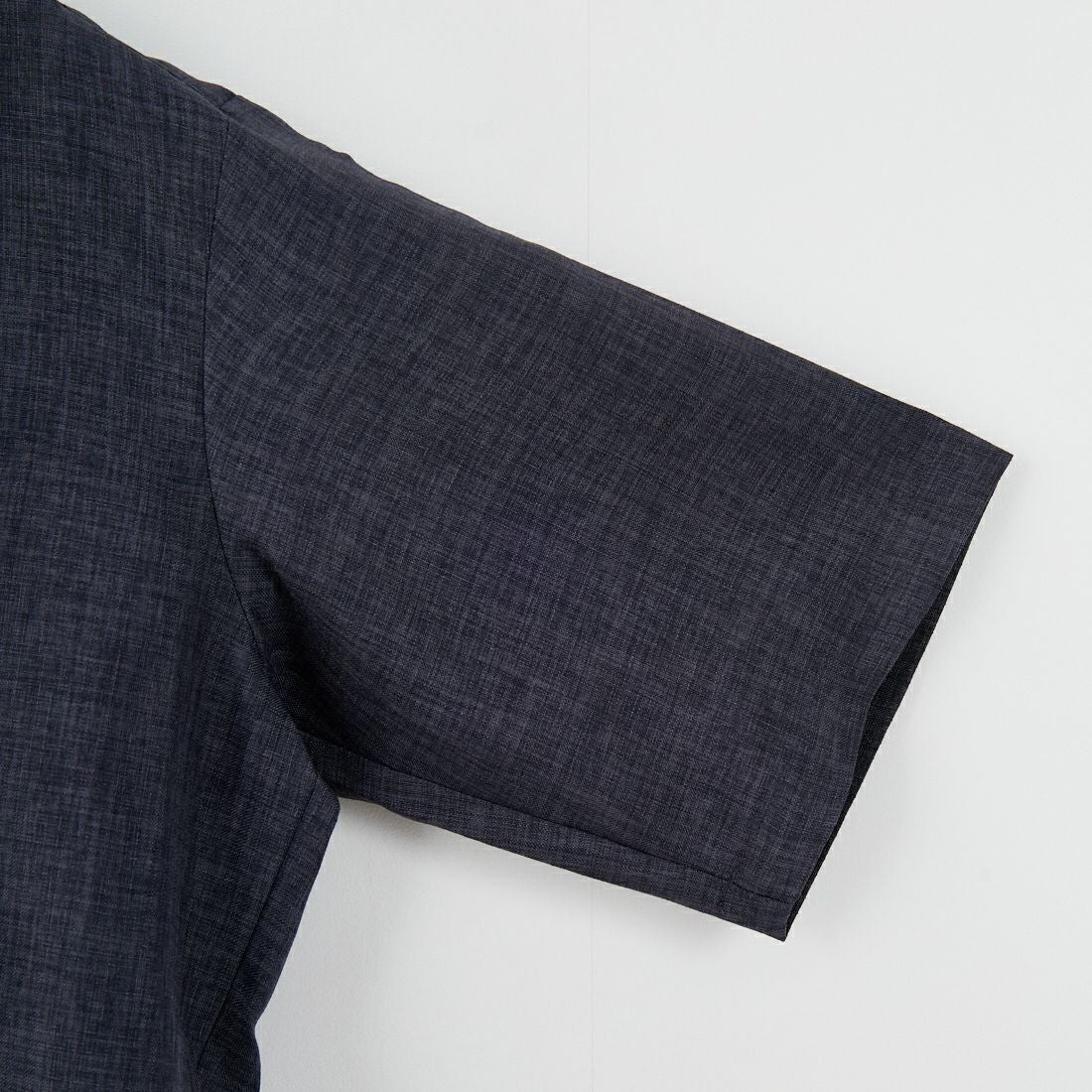 Jeans Factory Clothes [ジーンズファクトリークローズ] TECHキャンバス バンドカラーシャツ [EPC-53101] 4 CHARCOAL