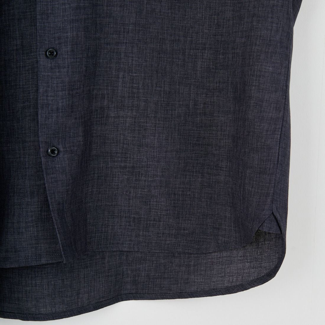 Jeans Factory Clothes [ジーンズファクトリークローズ] TECHキャンバス バンドカラーシャツ [EPC-53101] 4 CHARCOAL