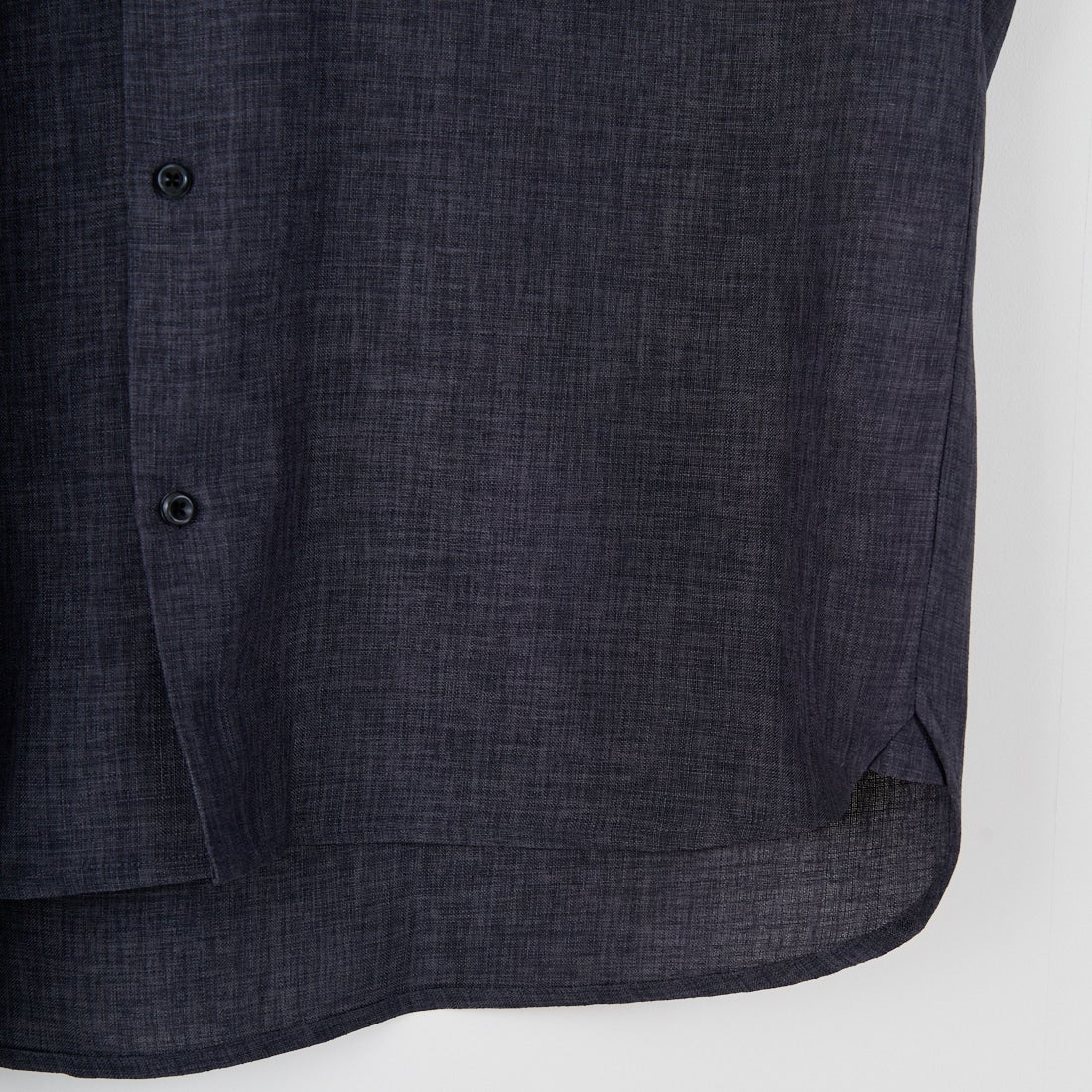 Jeans Factory Clothes [ジーンズファクトリークローズ] TECHキャンバス バンドカラーシャツ [EPC-53101] 4 CHARCOAL