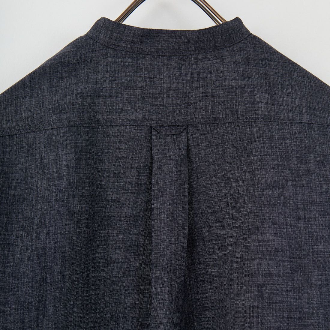 Jeans Factory Clothes [ジーンズファクトリークローズ] TECHキャンバス バンドカラーシャツ [EPC-53101] 4 CHARCOAL