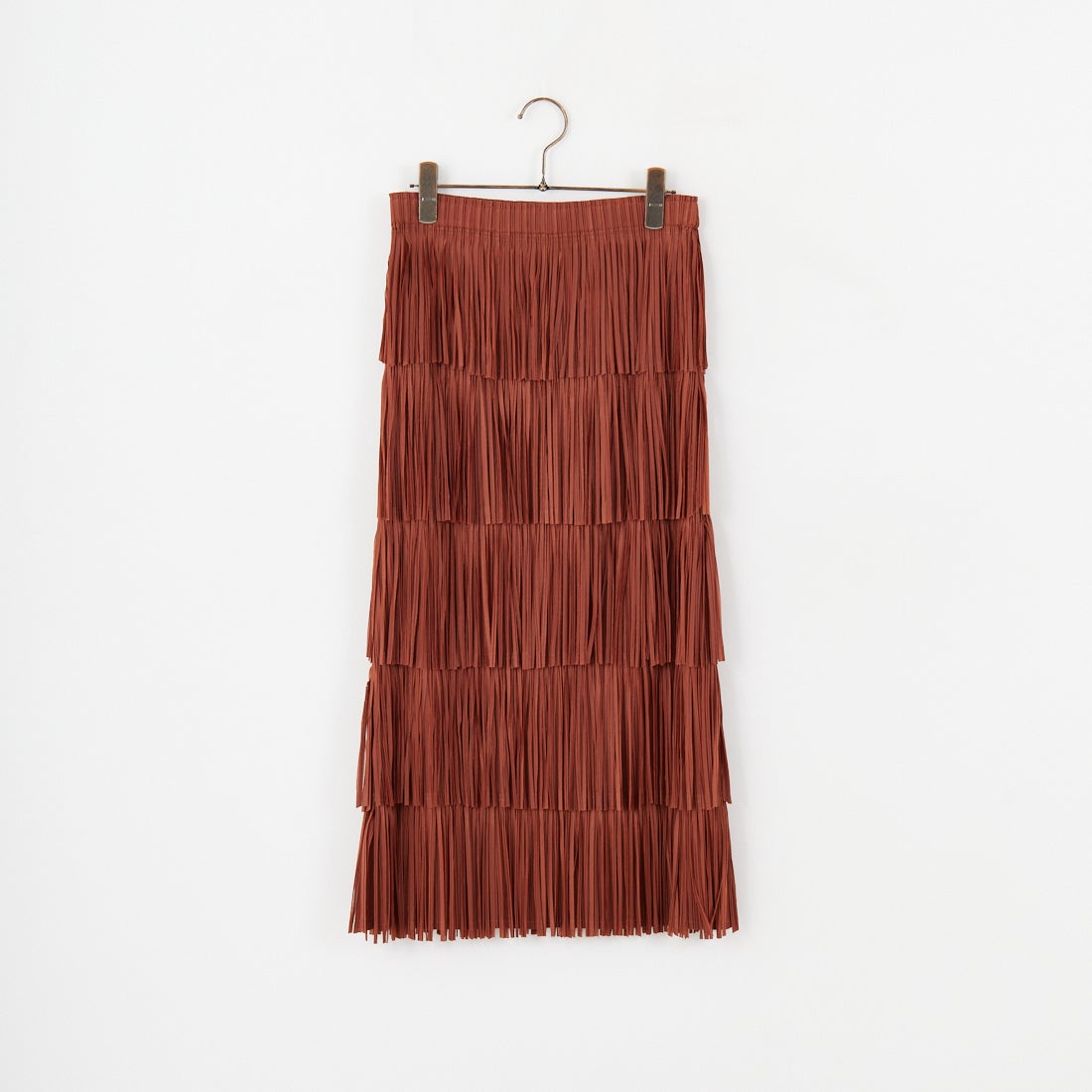 Jeans Factory Clothes [ジーンズファクトリークローズ] フリンジプリーツティアードスカート [8920718-00] 69 ｷｬﾒﾙ