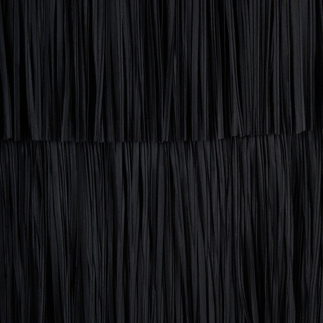 Jeans Factory Clothes [ジーンズファクトリークローズ] フリンジプリーツティアードスカート [8920718-00] 03 ﾌﾞﾗｯｸ